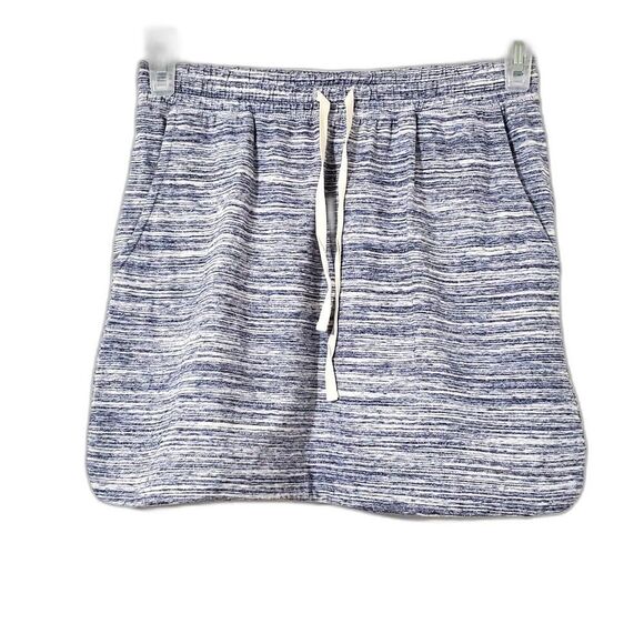Ann Taylor LOFT Sz XS  Heathered Stripe Drawstring Waist Sports Skirt - Picture 1 of 11